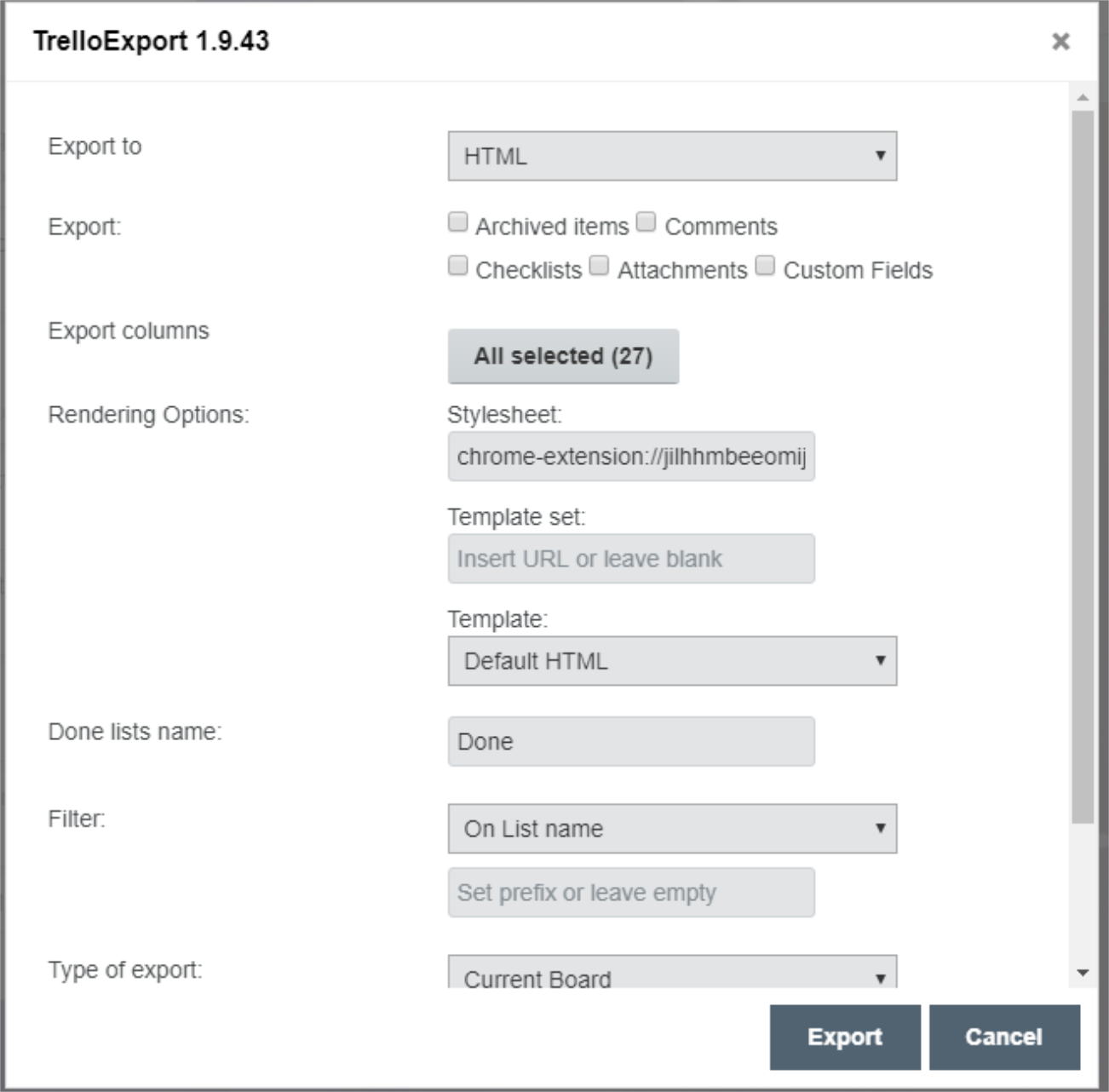 TrelloExport_1.9.43_Options_Win